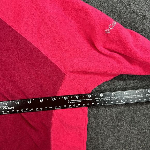 Columbia Arctic Air Jacket Women’s Extra Large Red Pink Fleece 1/4 Zip - Picture 6 of 10